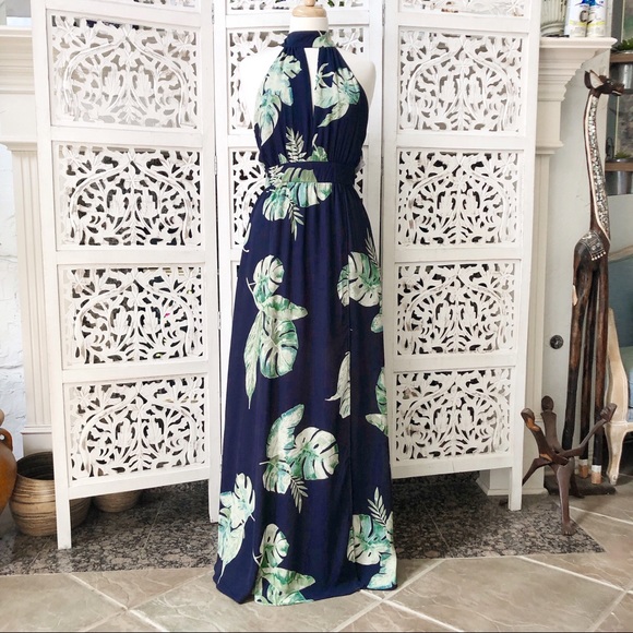 Dresses & Skirts - New | Hawaiian Banana Leaf Maxi Dress